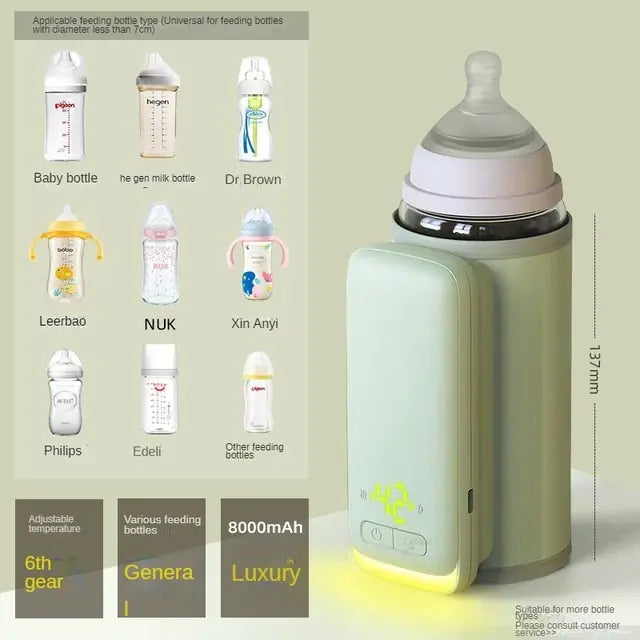 Bottle Buggy™ - Rechargeable Bottle Warmer with Nightlight